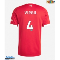 Liverpool Virgil van Dijk #4 Hjemmedrakt 2025-26 Kortermet